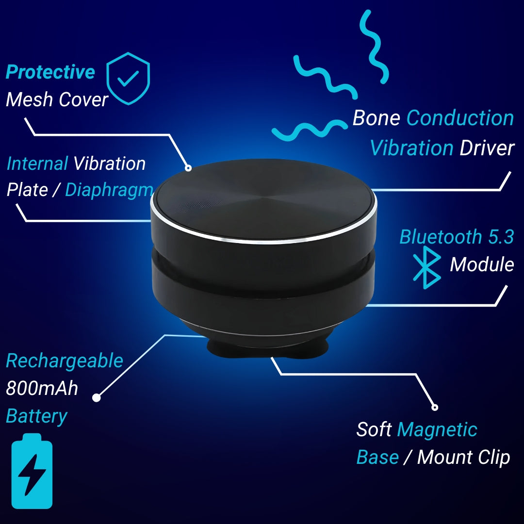 MakSonic Pro™ Wireless Bone Conduction Bluetooth Speaker